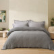Покривало Lotus Home - Larna muslin anthracite 160*200