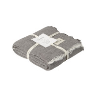Покривало Lotus Home - Larna muslin anthracite 200*220