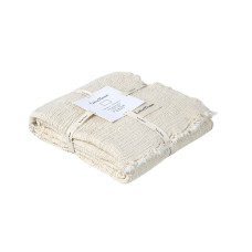 Покривало Lotus Home - Larna muslin cream 200*220