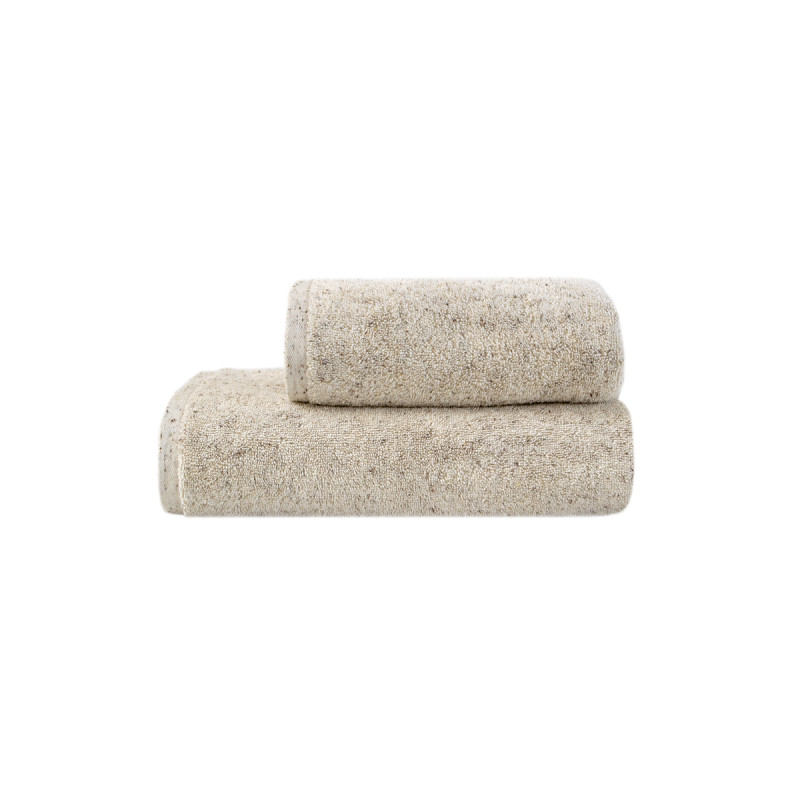 Рушник махровий Lotus Home - Organic natural бежевий 70*140