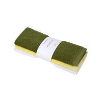 Набір рушників Lotus Home - Basic зелений/жовтий/білий 30*50 (3од.)