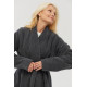 Халат-кімоно Lotus Home - Bold New antrasit махровий L/XL