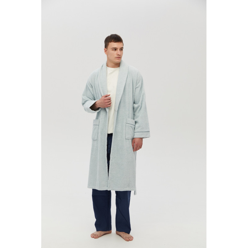 Халат махровий Lotus Home - Nella aqua L/XL
