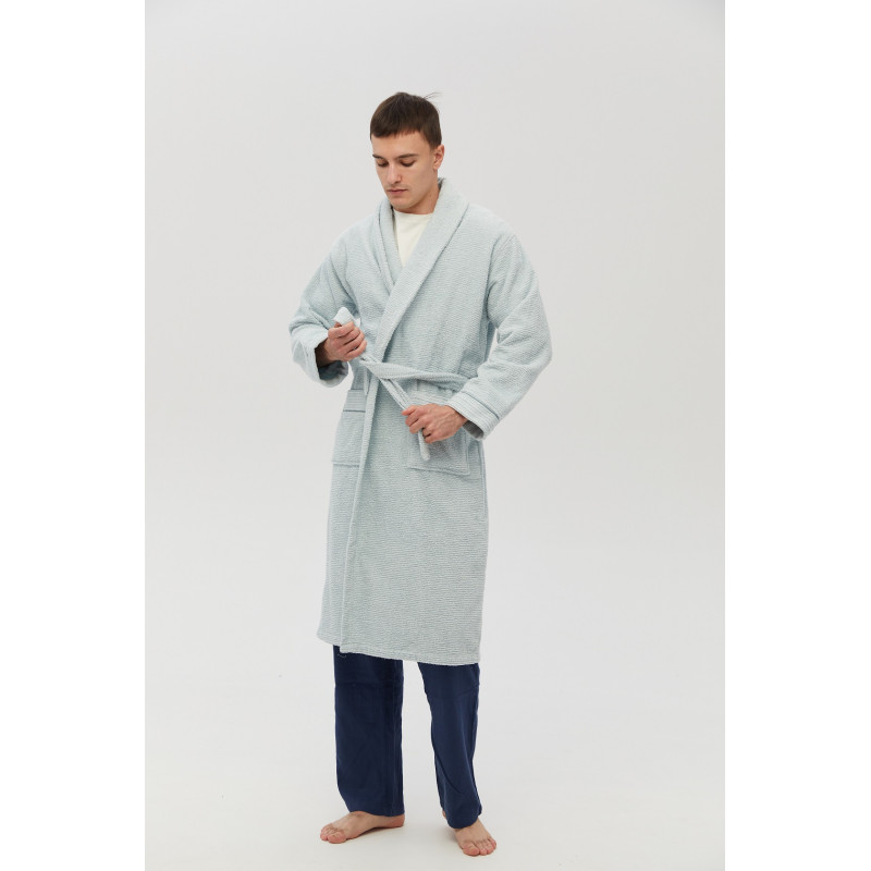 Халат махровий Lotus Home - Nella aqua L/XL