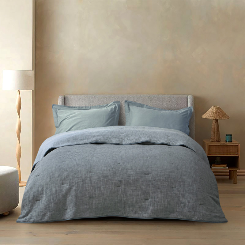 Покривало Lotus Home - Limas muslin dusk arona 245*245