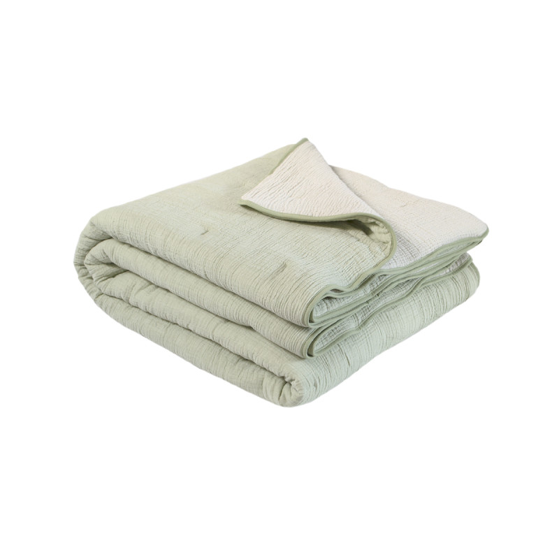 Покривало Lotus Home - Limas muslin roseda-sand dollar 245*245