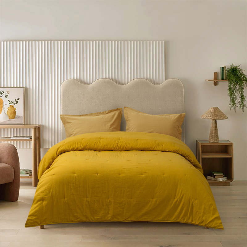 Покривало Lotus Home - Nikos карі 245*245