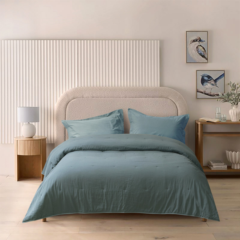 Покривало Lotus Home - Nikos петроль 245*245