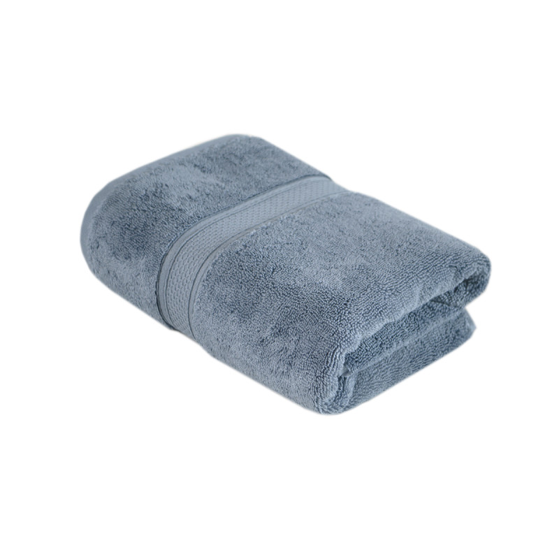Рушник махровий Lotus Home - Grand soft twist denim денім 50*90
