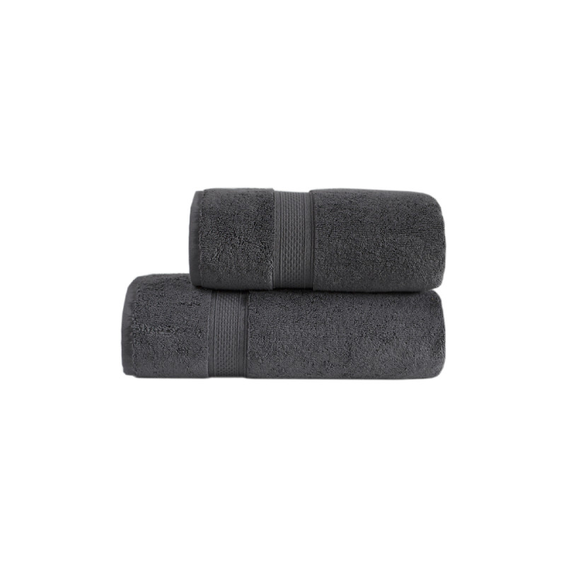 Рушник махровий Lotus Home - Grand soft twist antrasit антрацит 50*90