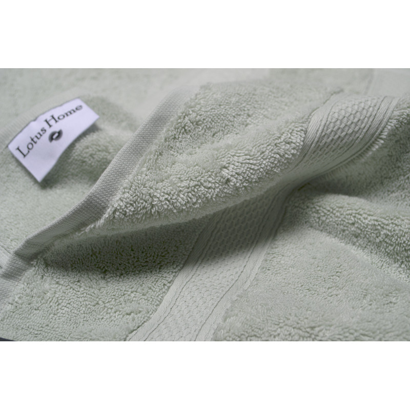 Рушник махровий Lotus Home - Grand soft twist green зелений 50*90