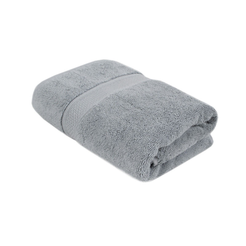 Рушник махровий Lotus Home - Grand soft twist grey сірий 50*90