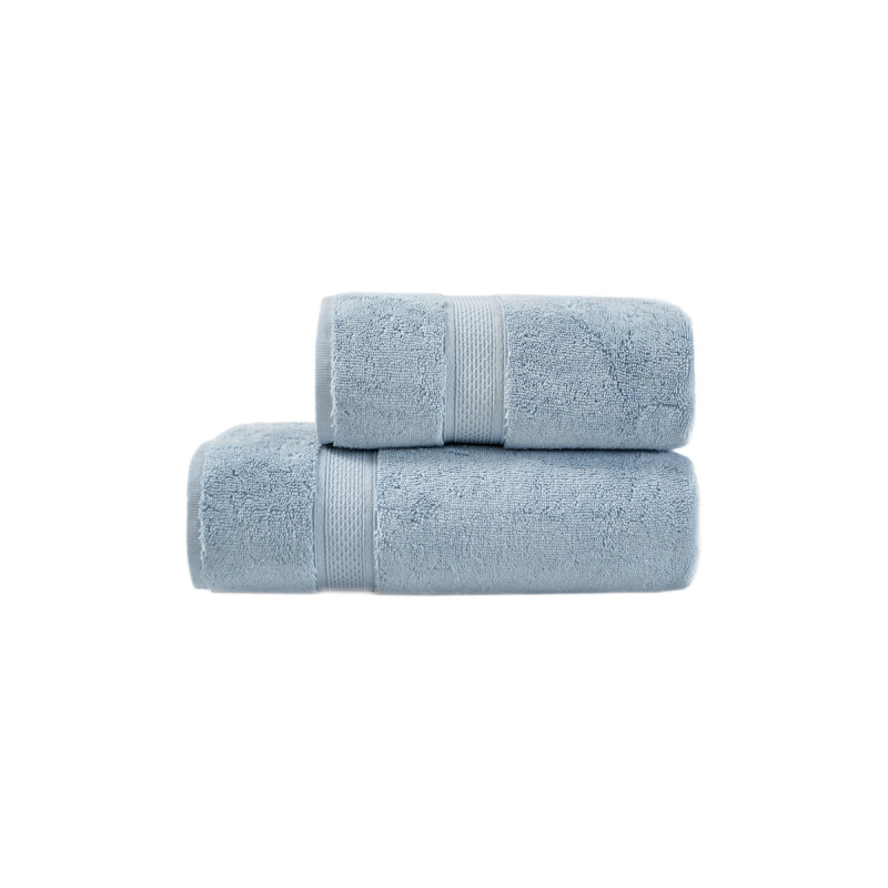 Рушник махровий Lotus Home - Grand soft twist blue блакитний  50*90