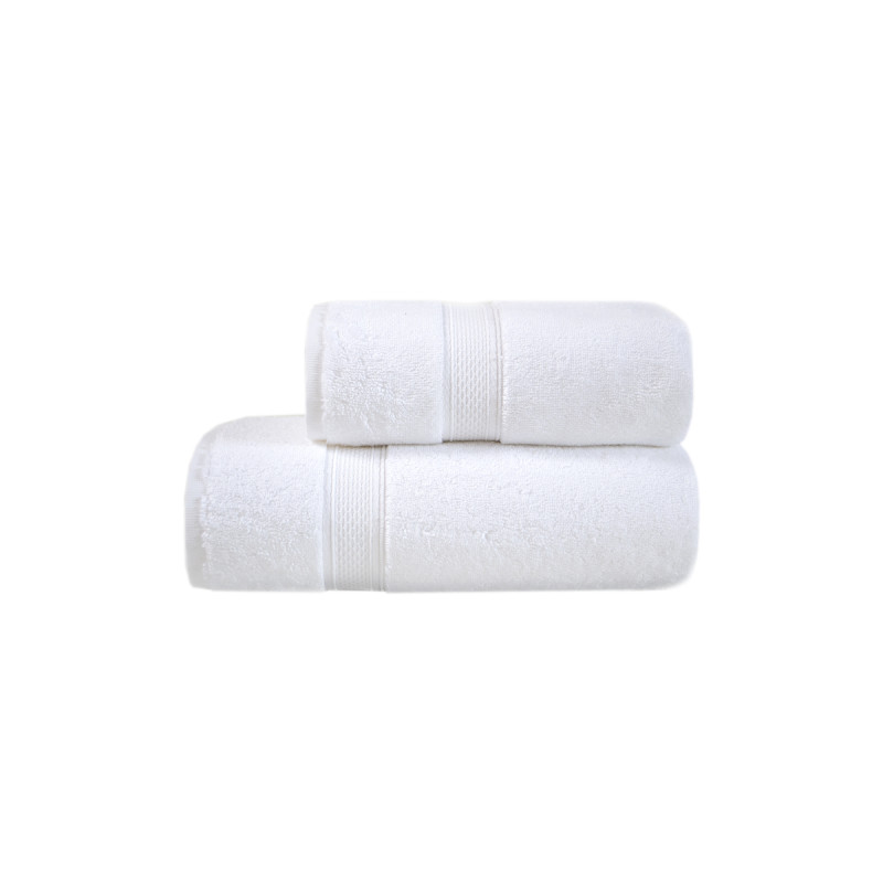 Рушник махровий Lotus Home - Grand soft twist white білий 90*150