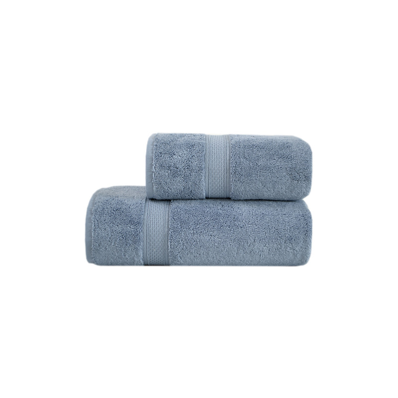 Рушник махровий Lotus Home - Grand soft twist denim денім 90*150