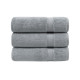 Рушник махровий Lotus Home - Grand soft twist grey сірий 90*150