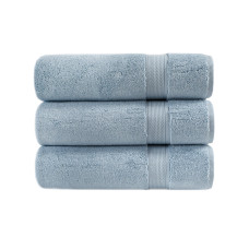 Рушник махровий Lotus Home - Grand soft twist blue блакитний  90*150