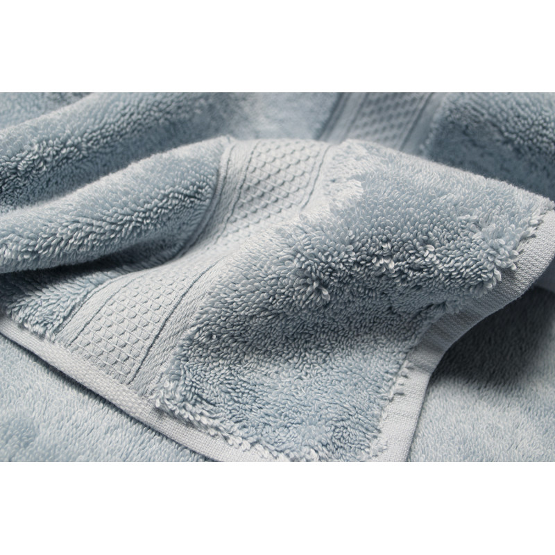 Рушник махровий Lotus Home - Grand soft twist blue блакитний  90*150
