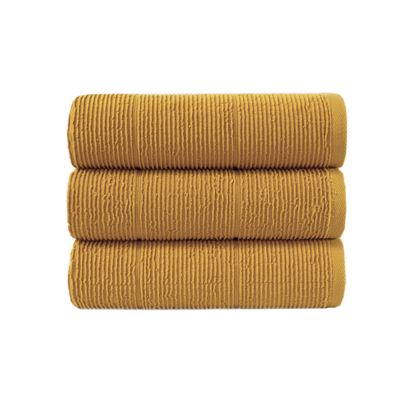 Рушник Lotus Home - Sophie mustard гірчичний 50*90