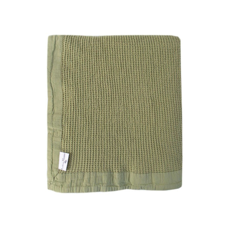 Покривало Lotus Home - Rius olive оливковий 240*260