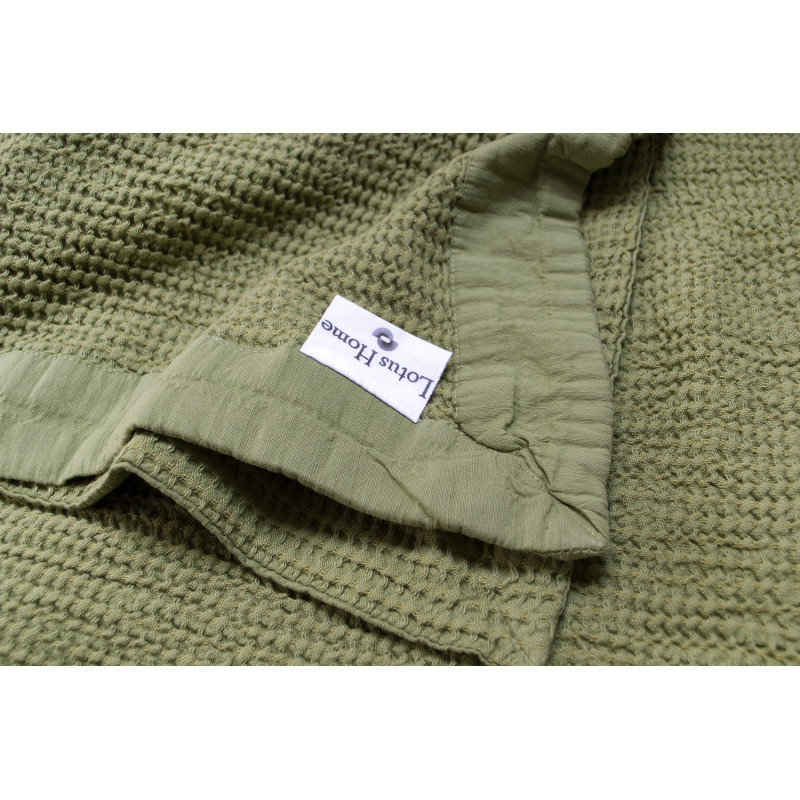 Покривало Lotus Home - Rius olive оливковий 240*260