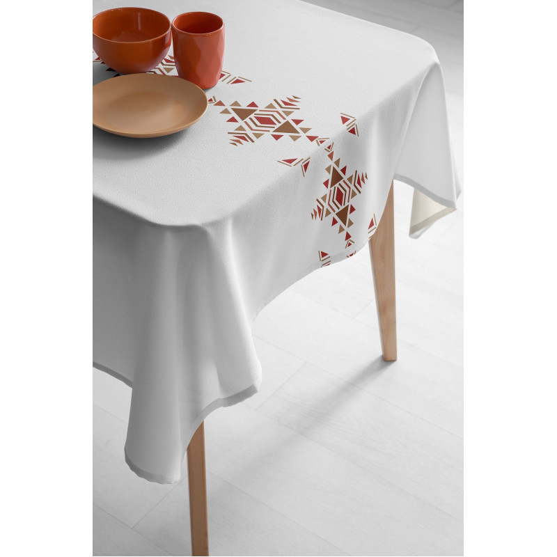 Скатертина Lotus Home - Трикутний орнамент 140*240