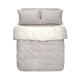 Постільна білизна Lotus Home Washed cotton - Daften kahve-bej євро