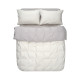 Постільна білизна Lotus Home Washed cotton - Daften kahve-bej євро