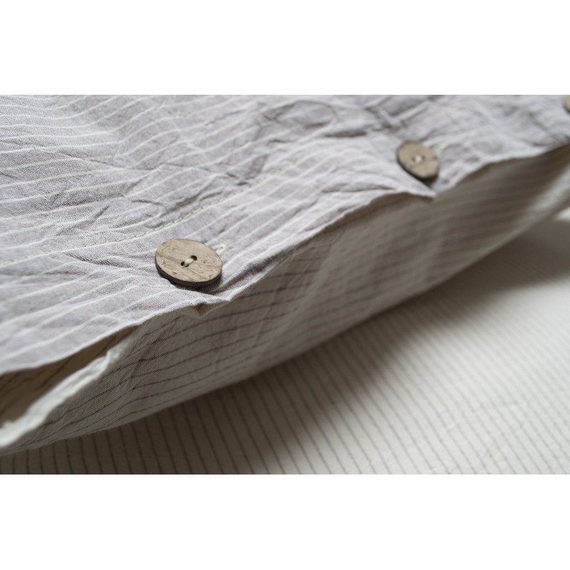 Постільна білизна Lotus Home Washed cotton - Daften kahve-bej євро