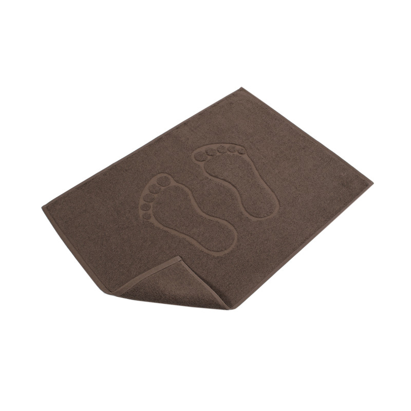 Рушник для ніг Lotus Home - Коричневий V2 (800 г/м²) 50*70