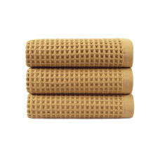 Рушник Lotus Home - Waffle mustard гірчичний 70*140