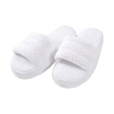 Капці махрові Lotus Home - Bold white XL