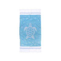 Рушник Barine Pestemal - Turtle 85*165 Mavi блакитний