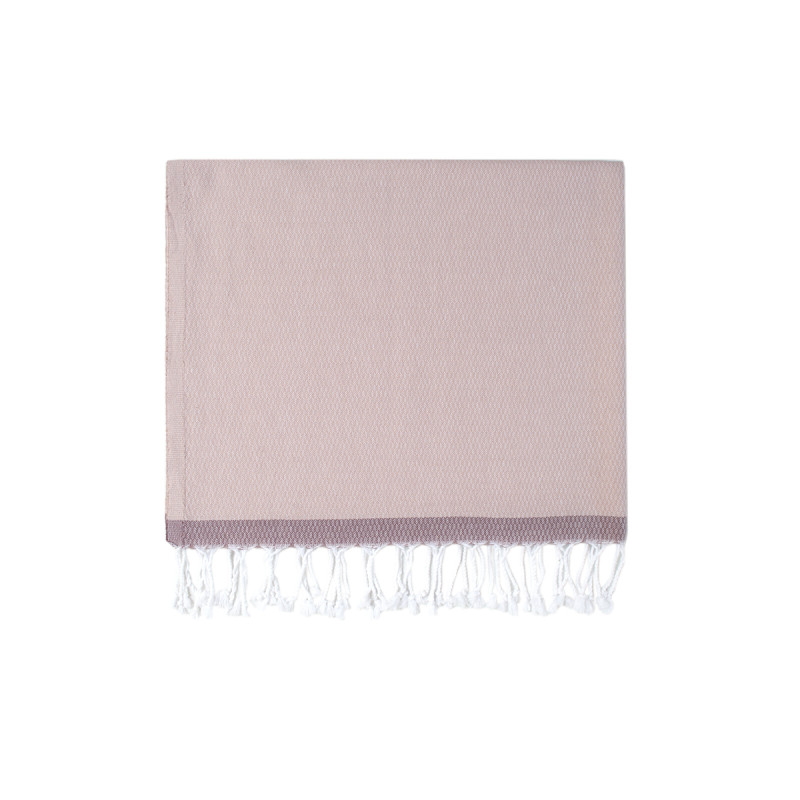 Рушник Barine Pestemal - Basak 95*165 Powder-Mauve пудровий-ліловий