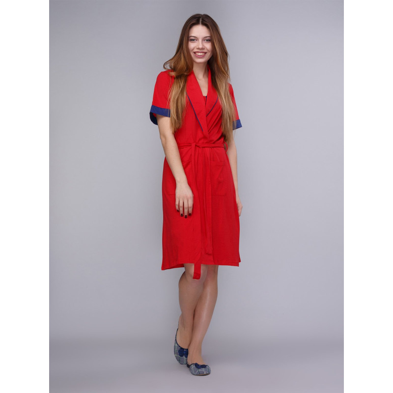 Домашній одяг US Polo Assn - Халат+сарафан 15129 червоний, S