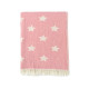 Плед-накидка Barine - Stars Throw pembe рожевий 130*170