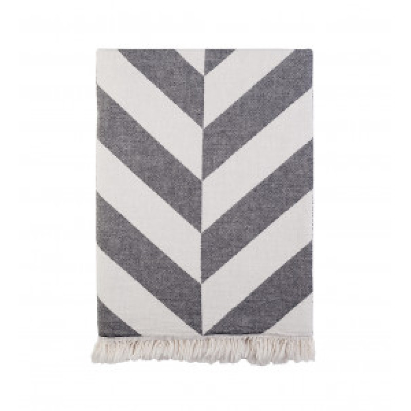 Плед-накидка Barine - Fishbone Throw Black 130*180