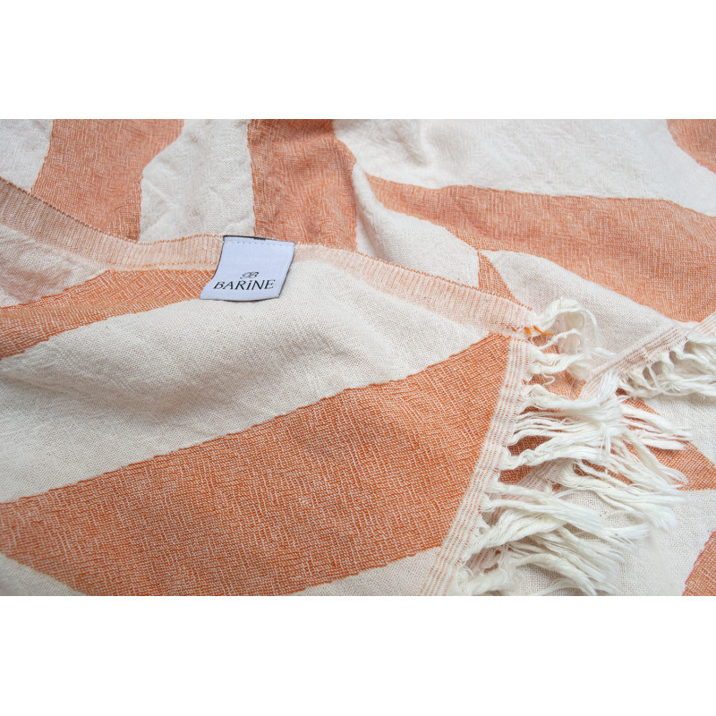 Плед-накидка Barine - Fishbone Throw Orange 130*180