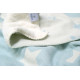 Плед мікроплюш Barine - Star Patchwork throw mint ментоловий 130*170