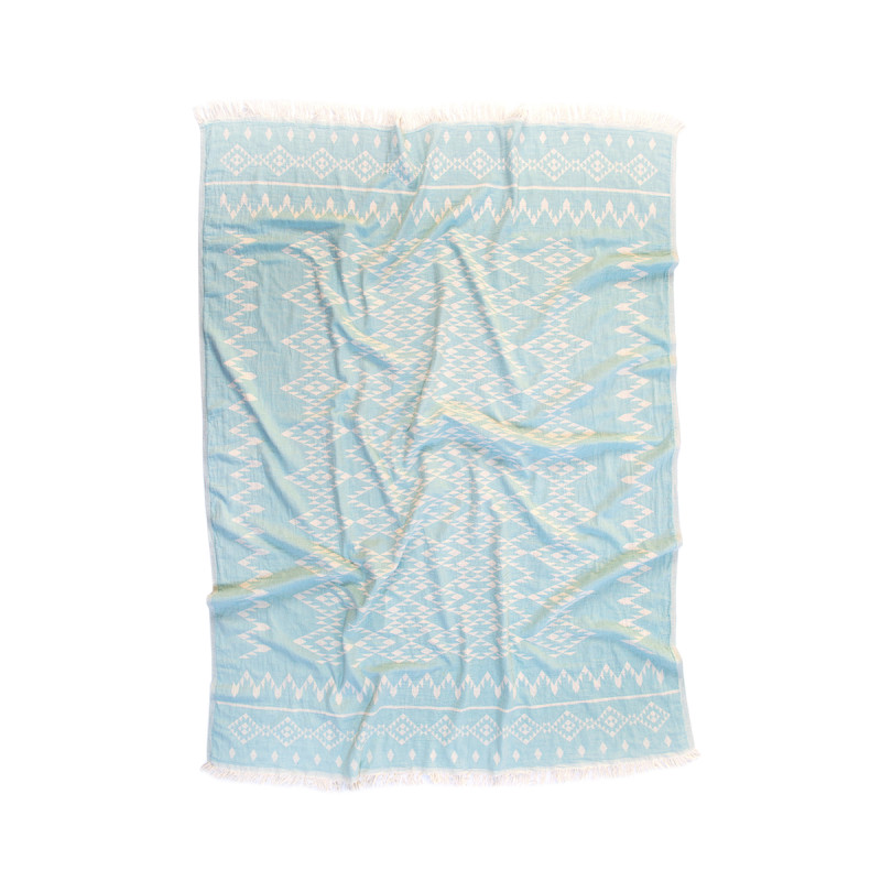 Покривало Barine - Kilim Throw Mint 130*170 ментоловий