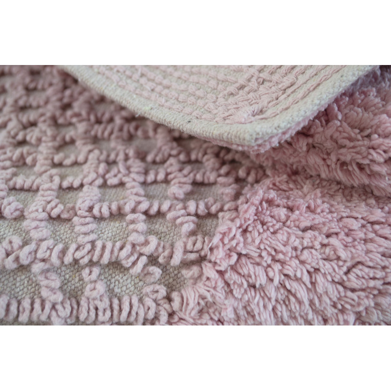 Килимок Irya - Waffles pink 50*80