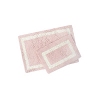 Набір килимків Irya - Liberte pembe рожевий 60*90+40*60