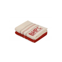 Набір рушників Beverly Hills Polo Club - 355BHP1267 Botanik Brick Red, Cream 50*90