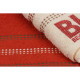 Набір рушників Beverly Hills Polo Club - 355BHP1267 Botanik Brick Red, Cream 50*90
