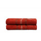 Набір рушників Beverly Hills Polo Club - 355BHP1604 Botanik Brick Red 50*90+70*140