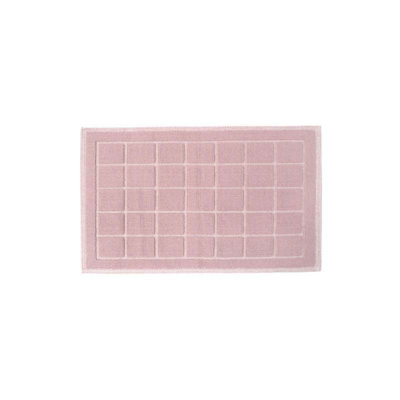 Набір килимків Karaca Home - Kelly Quatro pudra пудровий 50*80+50*40