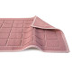 Набір килимків Karaca Home - Kelly Quatro murdum сливовий 50*80+50*40