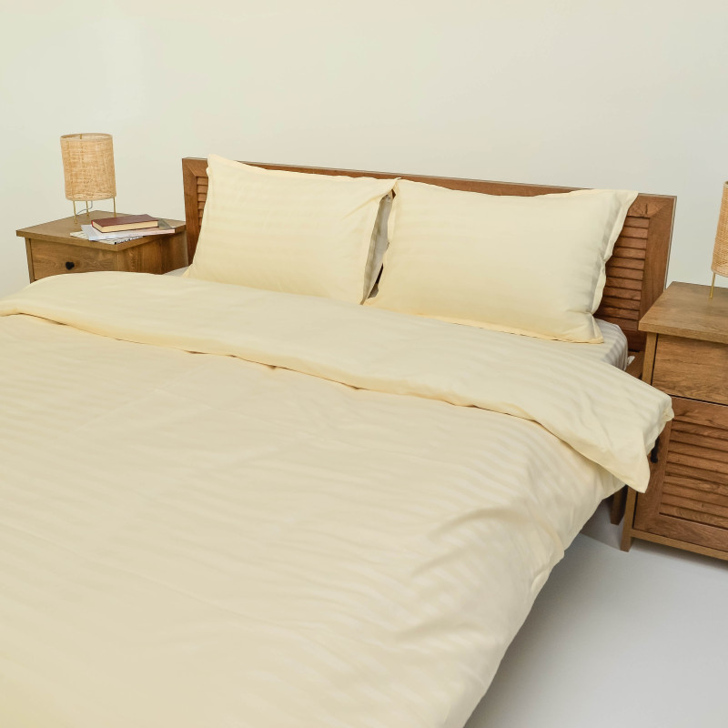 Комплект постільної білизни Tiare Полуторний Сатин Stripe 70