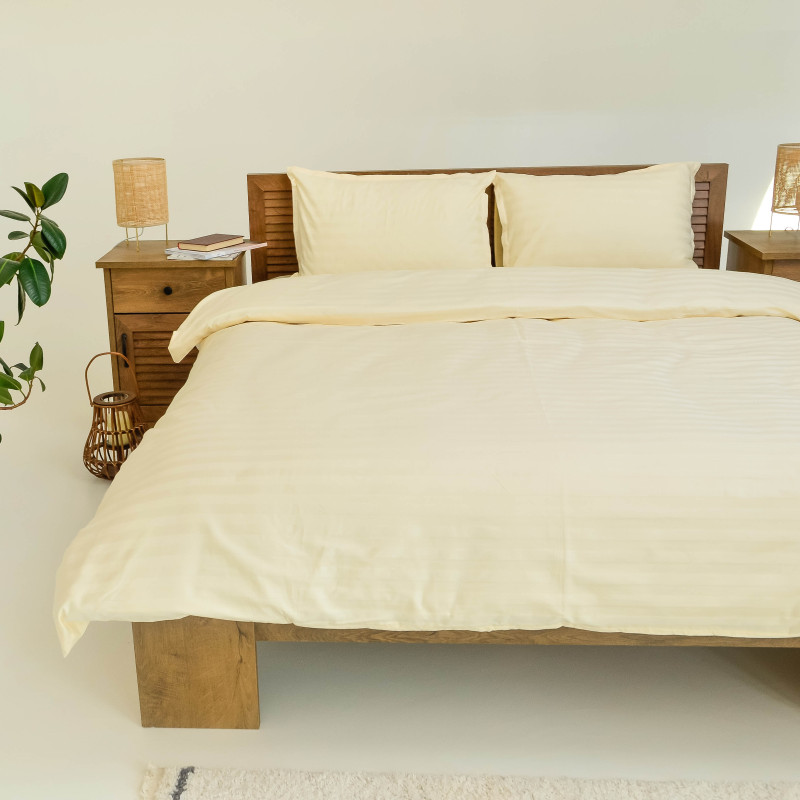 Комплект постільної білизни Tiare Сімейний Сатин Stripe 70