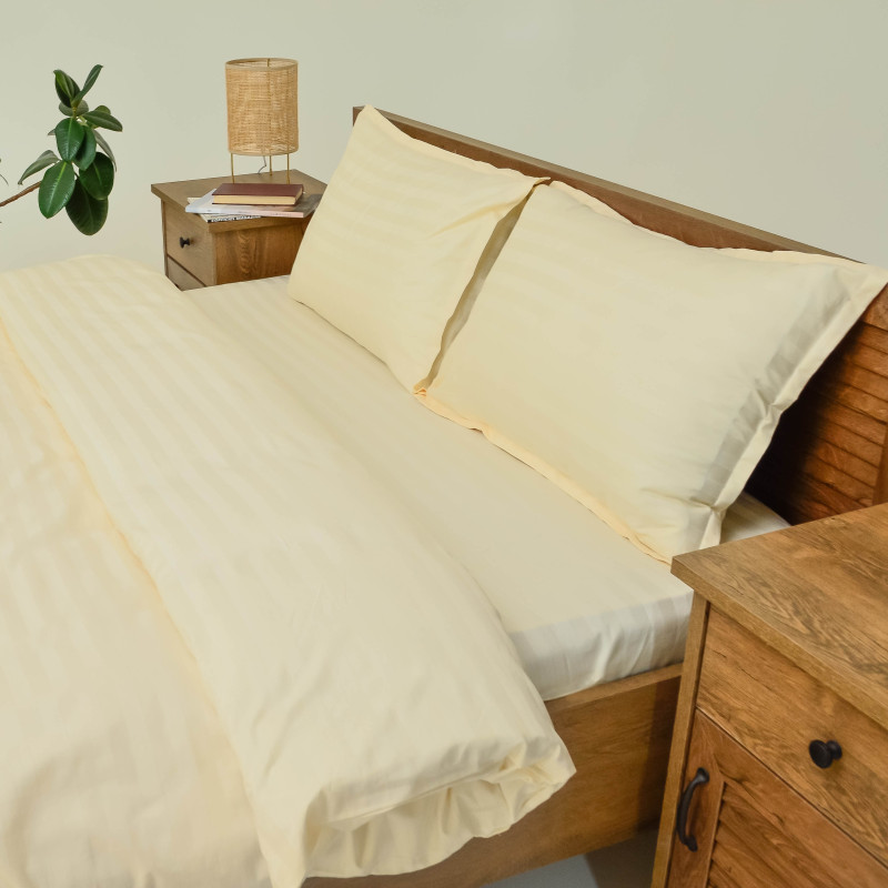 Комплект постільної білизни Tiare Сімейний Сатин Stripe 70